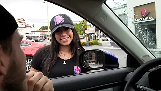I Pick up Slutty Taco Bell Worker & Fuck Her in My Car! Melztube, Steve Rickz