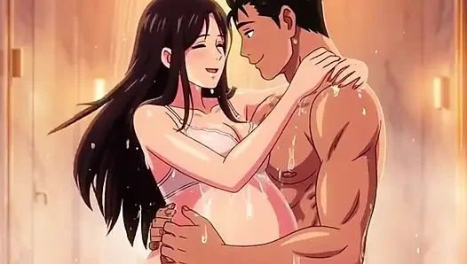 Suami seks mandi membantu mencuci tubuh hamil Ayesha