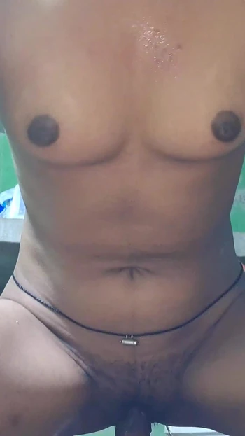 Iconic moment from "Indian Wife Bathroom Sex"