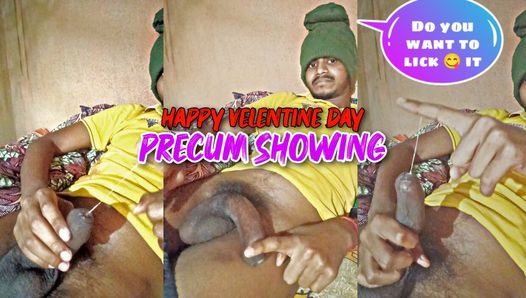 18 years old boy showing his big dick in velentine Day