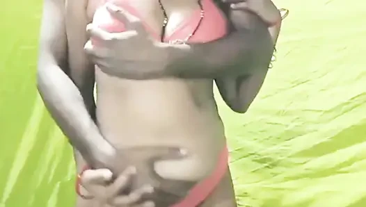 Radha bhabhi aap toh panty bra mein bahut hot and sexy dikha rahi ho mera pendant stand ho gaya aap dekh kar please bhabhi ji calm my penis ko calm karo do. husband's younger brother