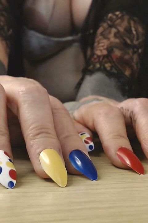 Charms Blow Pop Fingernails Tapping Clacking