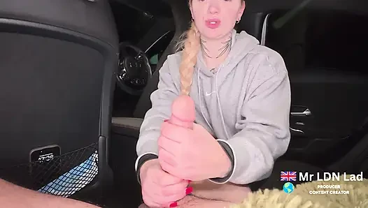 Dirty British Slut Sophia May Loves Mr LDN Lads CHAV 9inch Cock in Car POV