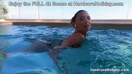 Cock Fits Perfectly between Isabella’s Lips at HardcoreHoliday