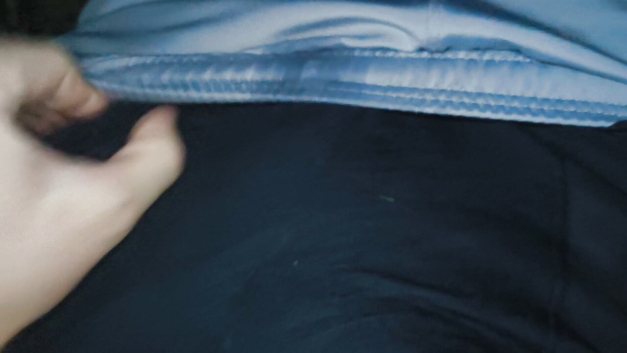 夜の森で射精