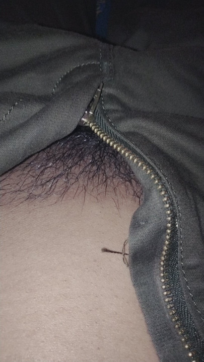 Showing my cutie dick hair.
