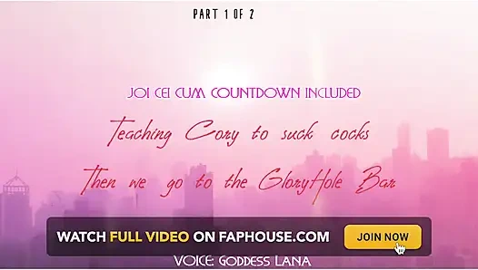 Audio only - ngajarin cory cara nyepong kontol sebelum ke gloryhole kita pergi bagian 1