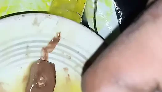 horoz sperm ve çikolata yeme