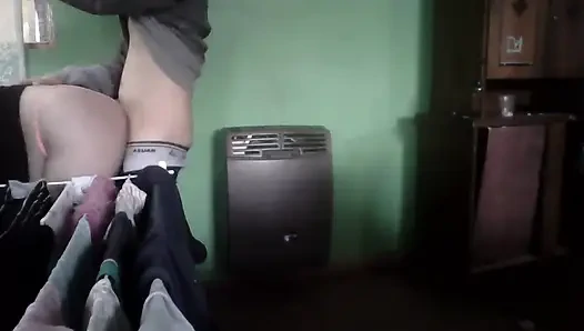 We Have Sex in the Kitchen Beside the Stove