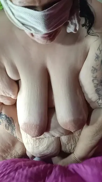 Blidefolded Ahe Rides His Cock N Making That Juicy Pussy Cumm on His Cock