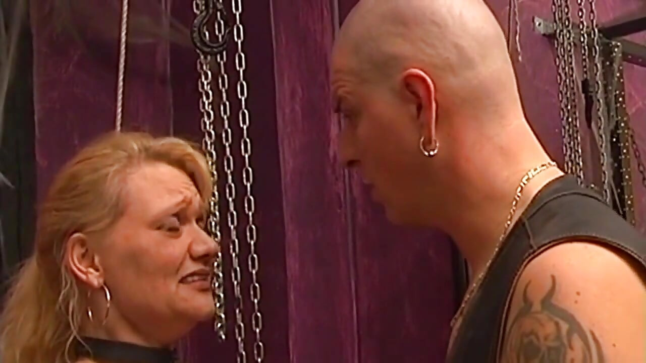 Tattooed Blonde MILF Submits to Dominant Stud