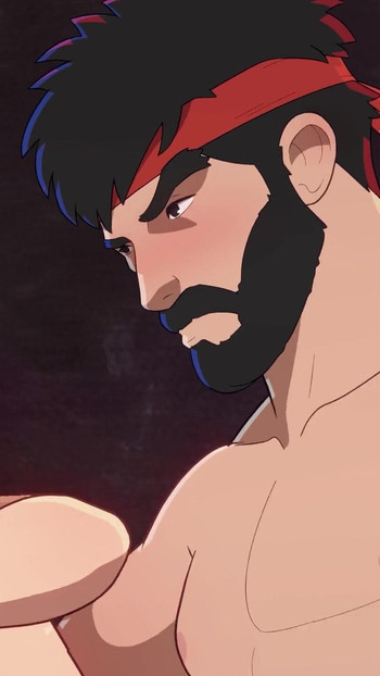 Emotivni trenutak iz "Misfitbite - A Warrior's Heart - Chun-Li and Ryu Hentai 2D Anime Animation"