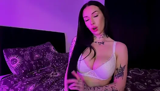 Versaute britische goth-mami ASmr wichsanleitung