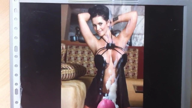 Denise Milani cum tribute