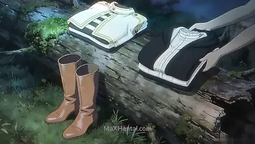 Tehlikeli ormanda riskli boşalma görevi (anime hentai)