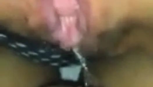 She squirts all over his cock