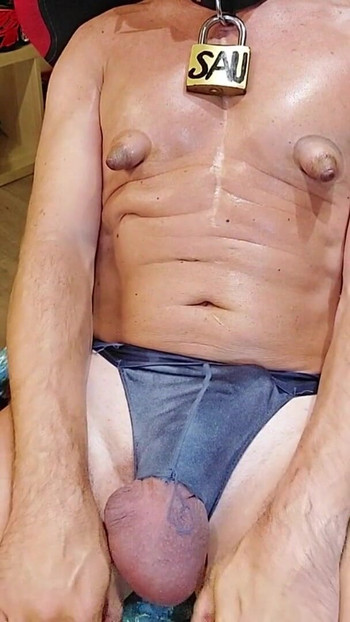 Memorable moment from "PIG BOY SLUT WHORE FAG PUMPING NIPPLES AND BALLS"