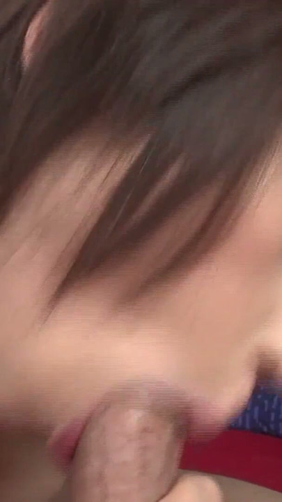 Brunette Japanese Teen with small Tits in her first Rough Deepthroat Porn | Clip 1