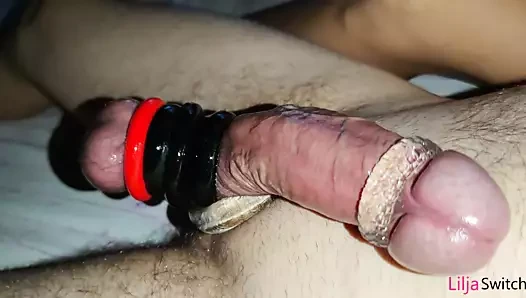 Restriction Rings Handjob - Schwanz und Eier liljaswitch