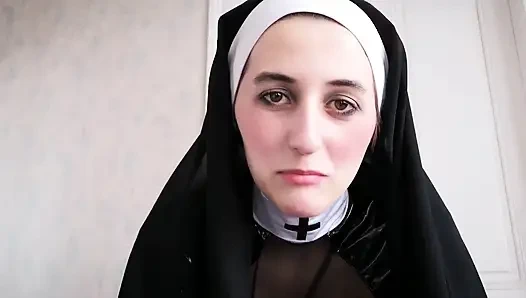 Rahibe küçük yarağı cezalandırıyor (Almanca)