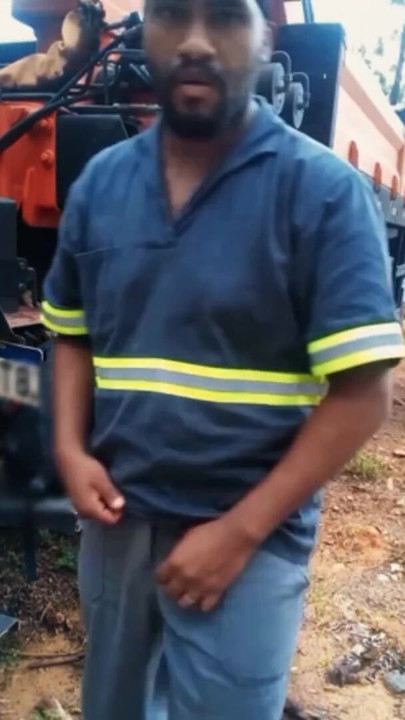 Masturbating on the Construction Site behind the Truck | Clip 1