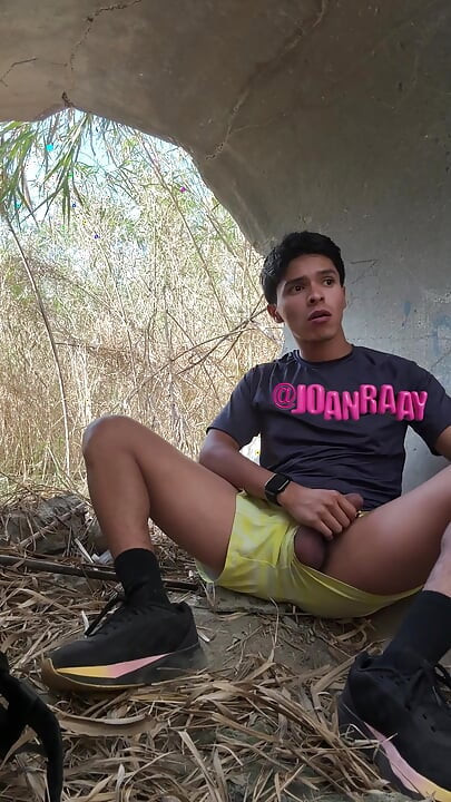 Pulling it in the bush