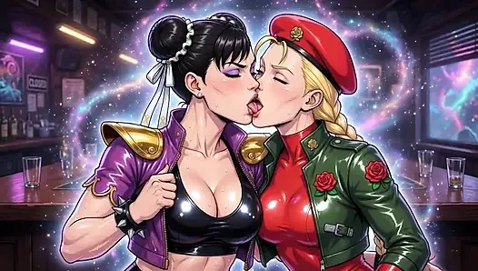 Cammy und chun li küssen ai