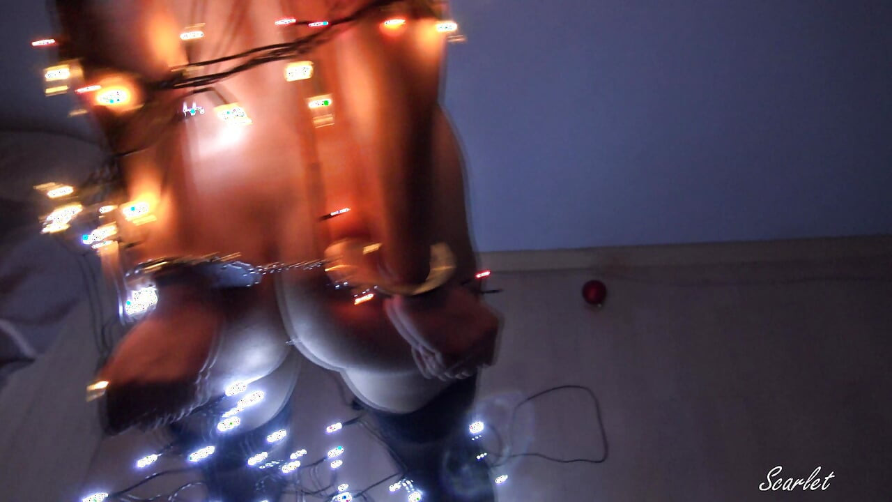 My Very Own Submissive and Fuckable Christmas Tree Gets Creampied!
