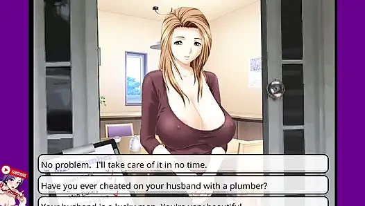 The visit of the plumber. Classic Vintage Hentai