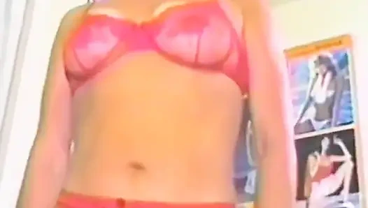 A Trashy Blonde Sucks Cock and Licks Ass