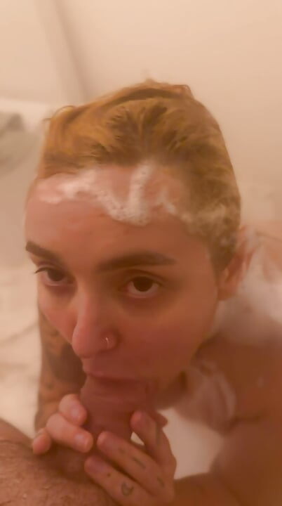 Hot Brazilian blowjob and moaning loudly