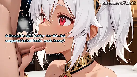 Special messy reward from Berserk of Gluttony's Eris and Myne (Sex JOI)