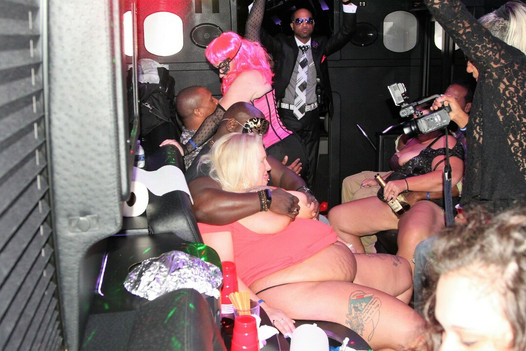 Party Bus for Big Butt Swinger Wives