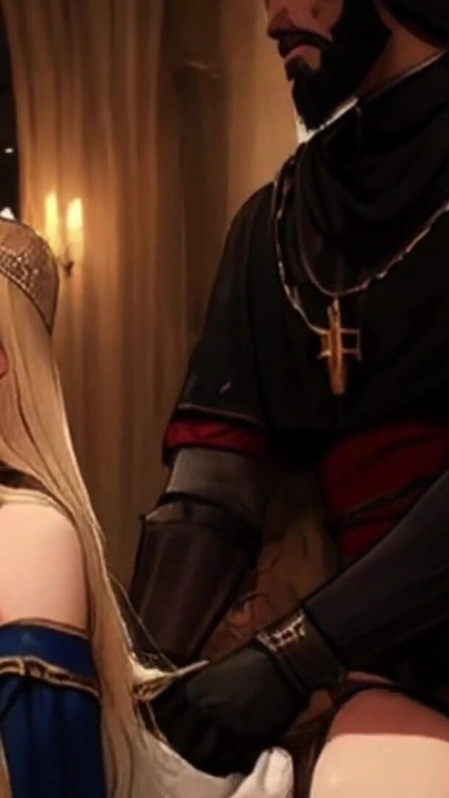 Iconic moment from "Big Black Warriors Ravage Busty Blondes In Spicy Toons: When The Moors Conquered Europe"