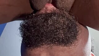 Eating ebony pussy in the morning 💦
