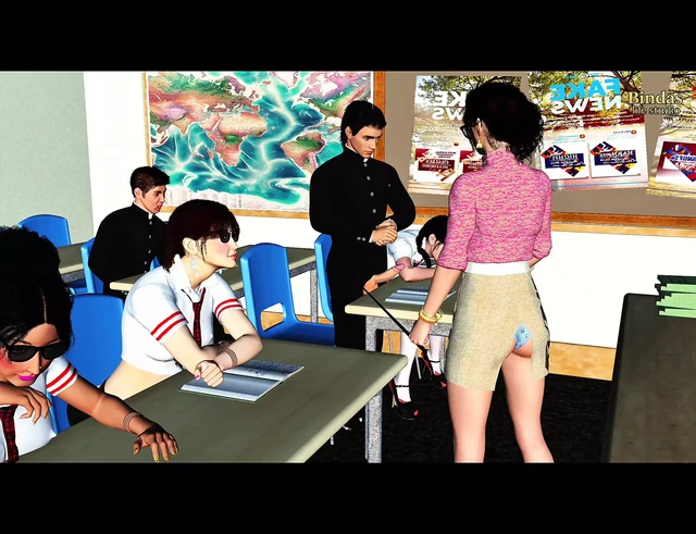 Strict Teacher’s Special Detention – Learn the Hard Way!"