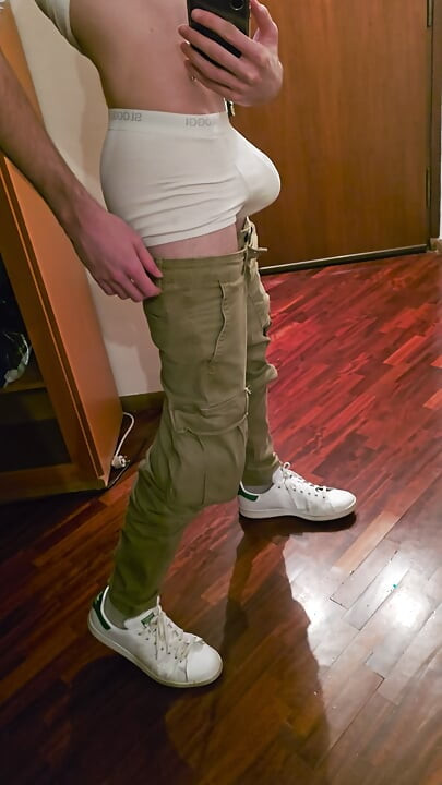 Sensual 19yo Twink Mirror Ritual - I Want Someone To Suck My Cock Dry