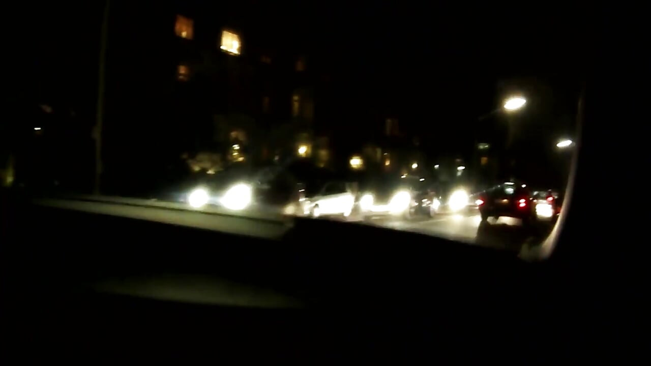 ドイツの高速道路で三人組