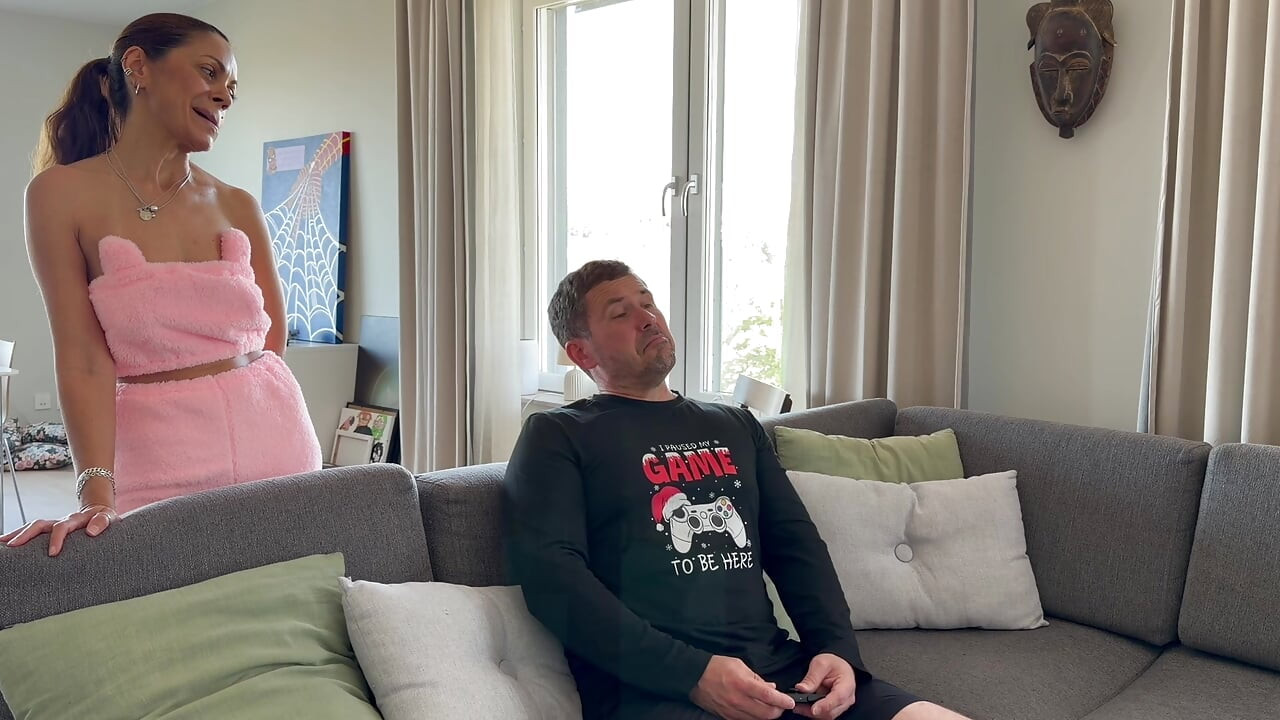 Perfect Wife: I Get to Fuck Her Ass if I Win Against Her Playing Video Games