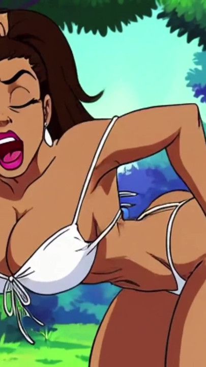 Ai Babes Outdoor Cleavage Tease