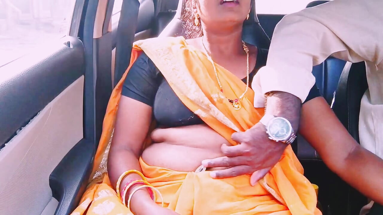 Villege maid car sex Telugu dirty talks.