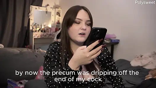 Порно истории - трах страпоном с соседкой, глотающей сперму