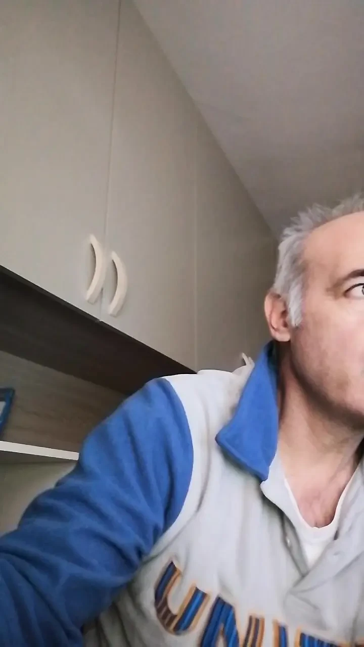 A Long Cumshot on a Skype Video Call with a Handsome Man with a Big Cock
