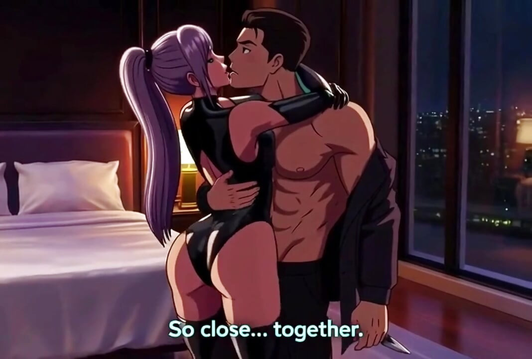 Ölümcül Cy robot suikastçı Nova lüks penthouse ateşli 3 boyutlu anime tutkusunda hedef victor'unu baştan çıkarıyor ve öğütüyor