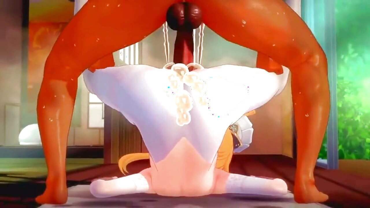Genshin Impact - Escoffier hardcore gimiendo, chorreando y follando - animaciones hentai en 3d