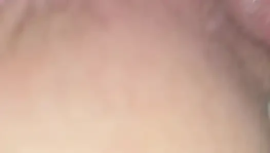 Close up pussy fuck and 2 pullout hands free cumshots