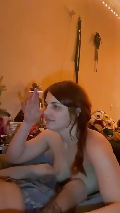 Smoking, spitting, mouth ring, facefuck, face slapping - our Monday, part 1