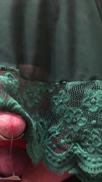 Emotional moment from "Crossdresser cums hard and long hands free with electricity"