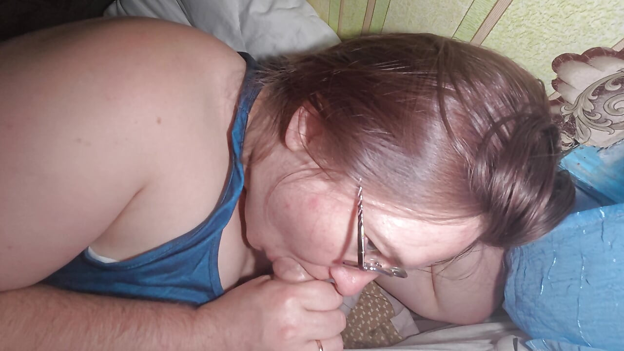 A mouthful of cum. Cum in my mouth from a good blowjob.