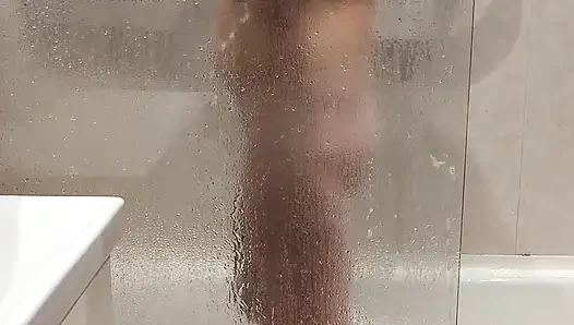 Sizzling Wifes Wet Shower Seduction & Glass Explosion